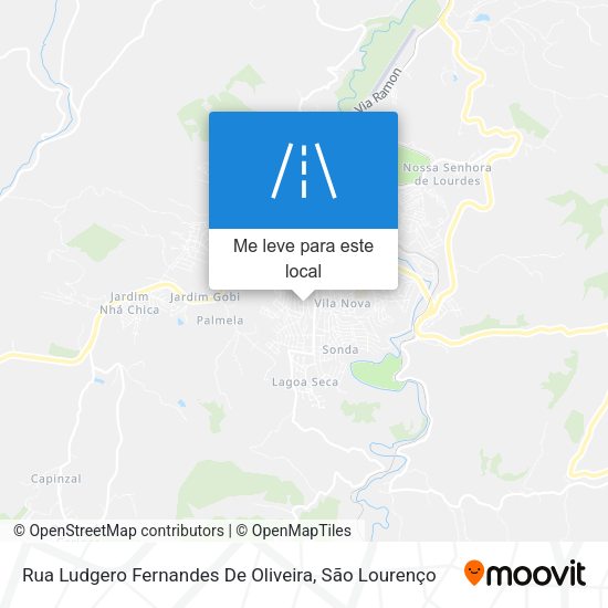 Rua Ludgero Fernandes De Oliveira mapa