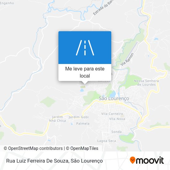 Rua Luiz Ferreira De Souza mapa