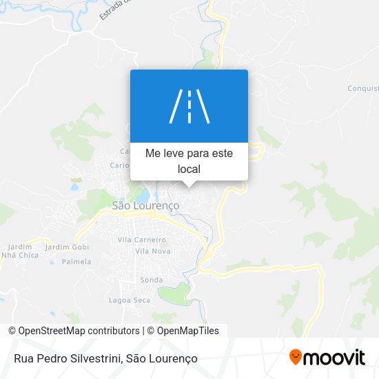 Rua Pedro Silvestrini mapa