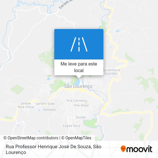 Rua Professor Henrique José De Souza mapa