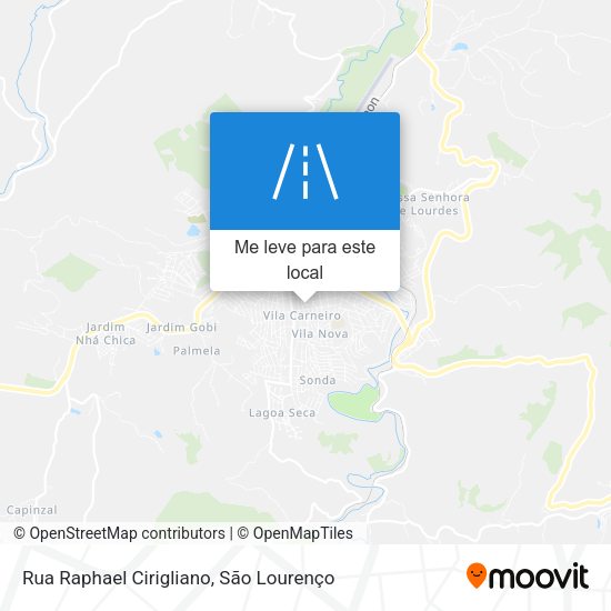 Rua Raphael Cirigliano mapa