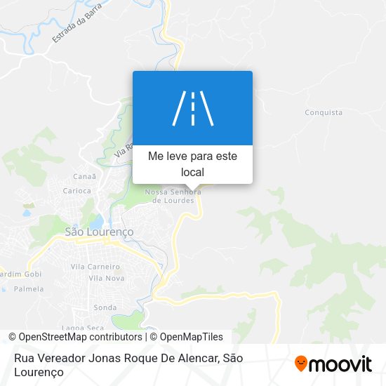 Rua Vereador Jonas Roque De Alencar mapa