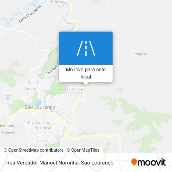 Rua Vereador Manoel Noronha mapa