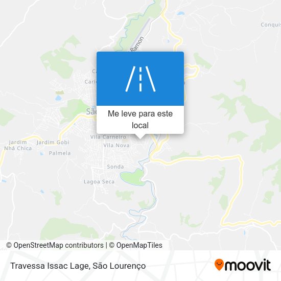 Travessa Issac Lage mapa
