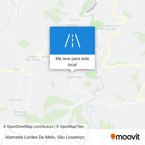 Alameda Lurdes De Melo mapa