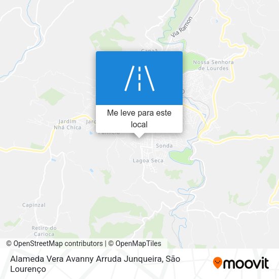 Alameda Vera Avanny Arruda Junqueira mapa