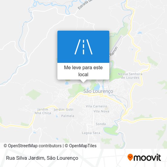 Rua Silva Jardim mapa