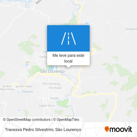 Travessa Pedro Silvestrini mapa