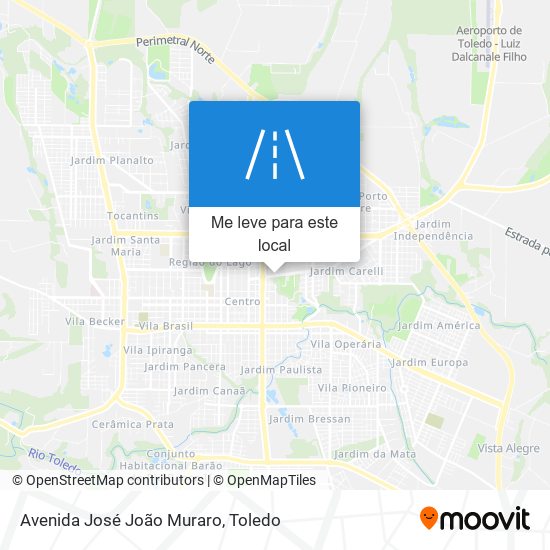 Avenida José João Muraro mapa