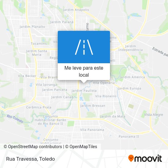 Rua Travessa mapa