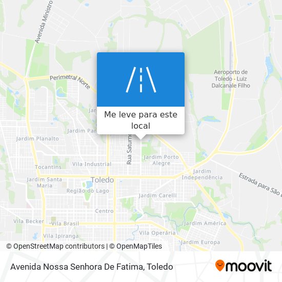 Avenida Nossa Senhora De Fatima mapa