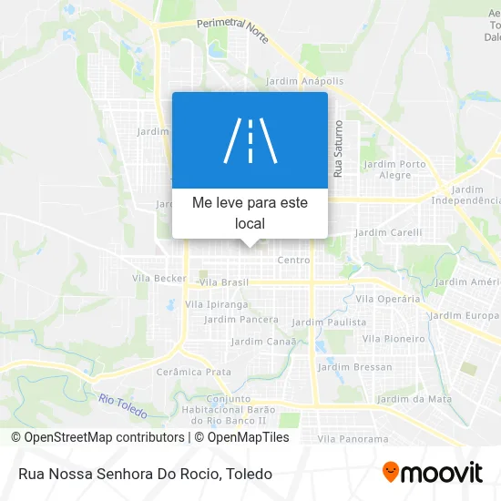 Rua Nossa Senhora Do Rocio mapa