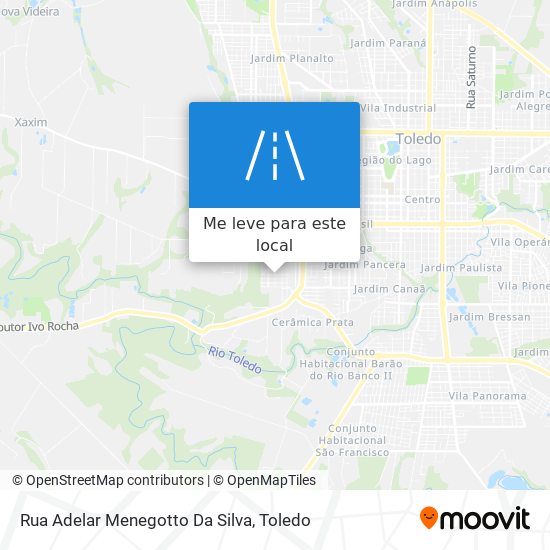 Rua Adelar Menegotto Da Silva mapa