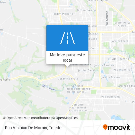 Rua Vinicius De Morais mapa