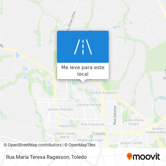 Rua Maria Teresa Ragasson mapa