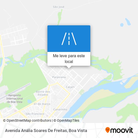 Avenida Anália Soares De Freitas mapa