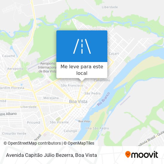Avenida Capitão Júlio Bezerra mapa