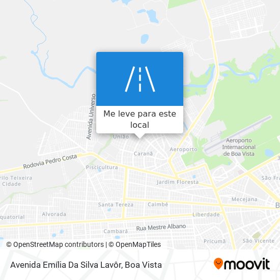 Avenida Emília Da Silva Lavôr mapa