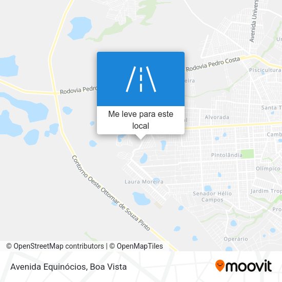 Avenida Equinócios mapa
