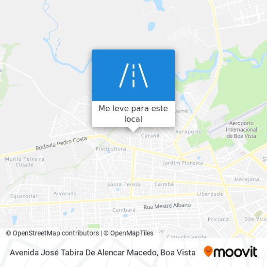 Avenida José Tabira De Alencar Macedo mapa