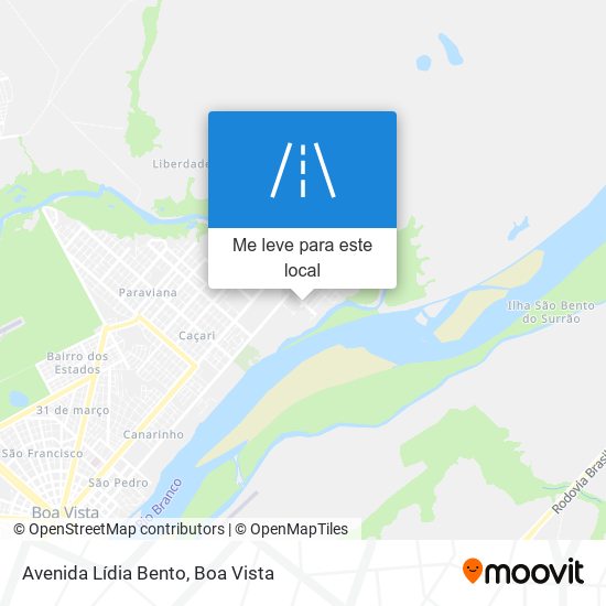 Avenida Lídia Bento mapa