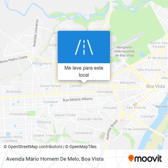 Avenida Mário Homem De Melo mapa