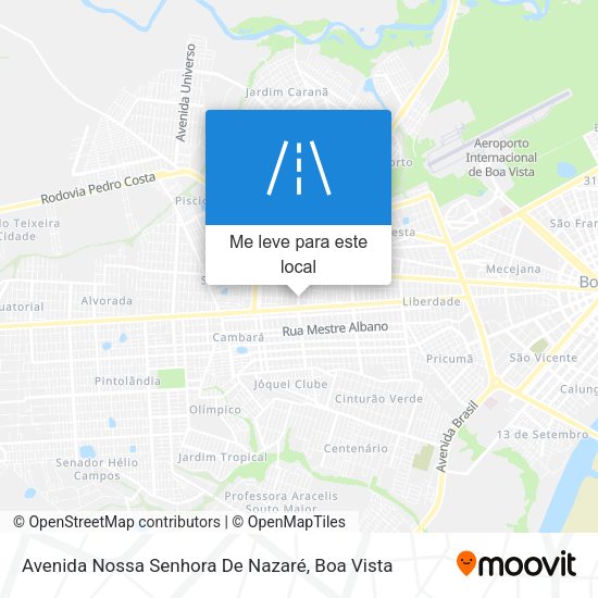 Avenida Nossa Senhora De Nazaré mapa