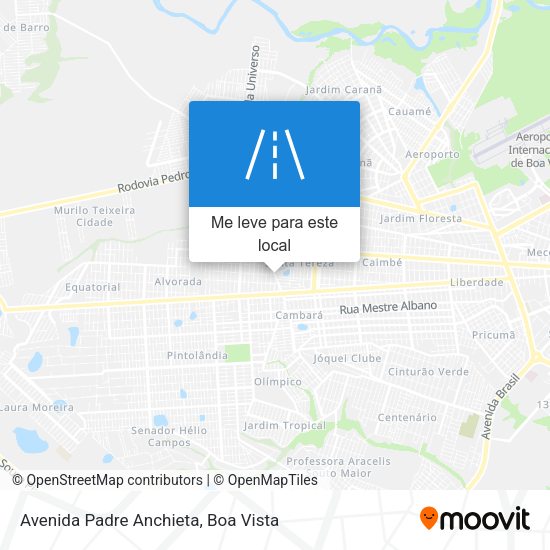 Avenida Padre Anchieta mapa