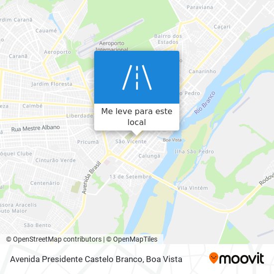 Avenida Presidente Castelo Branco mapa