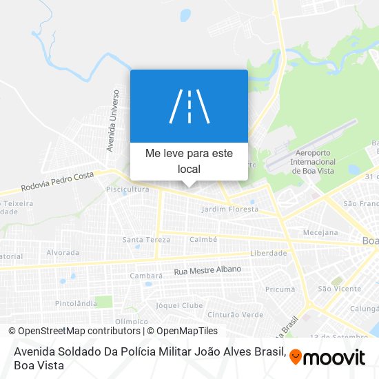 Avenida Soldado Da Polícia Militar João Alves Brasil mapa