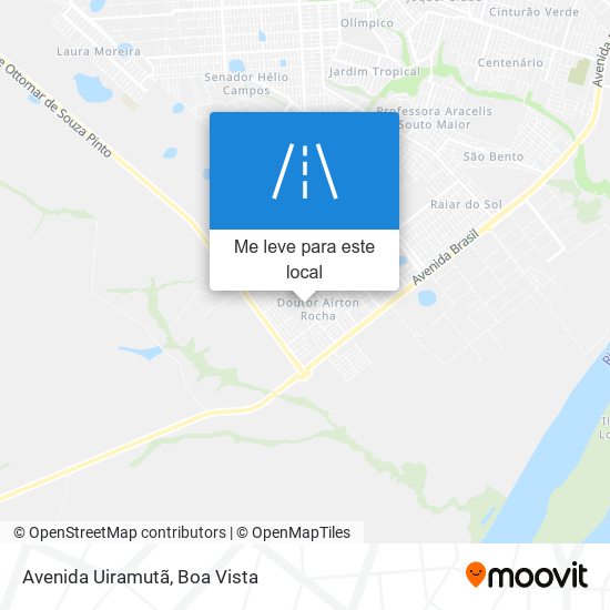 Avenida Uiramutã mapa