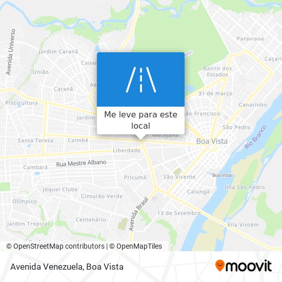 Avenida Venezuela mapa