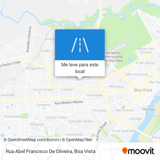 Rua Abel Francisco De Oliveira mapa