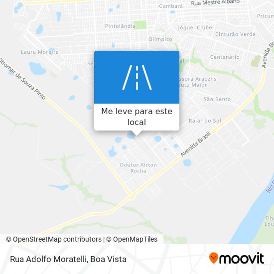 Rua Adolfo Moratelli mapa