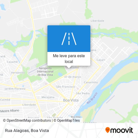 Rua Alagoas mapa