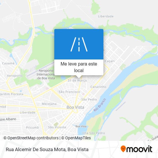 Rua Alcemir De Souza Mota mapa