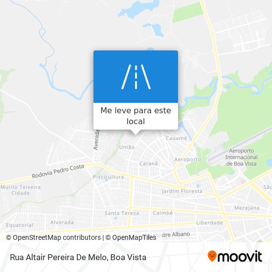 Rua Altair Pereira De Melo mapa