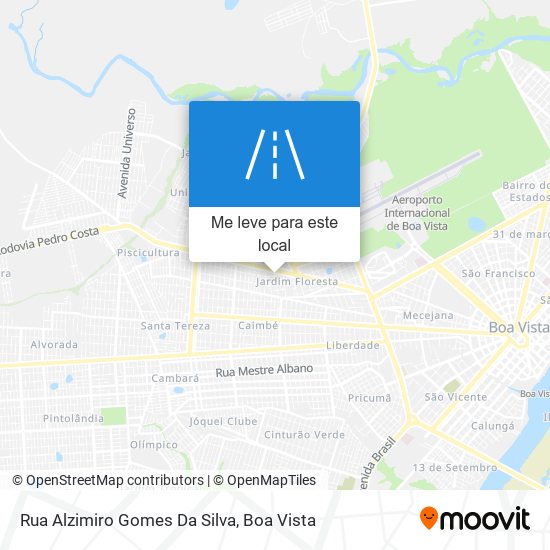 Rua Alzimiro Gomes Da Silva mapa