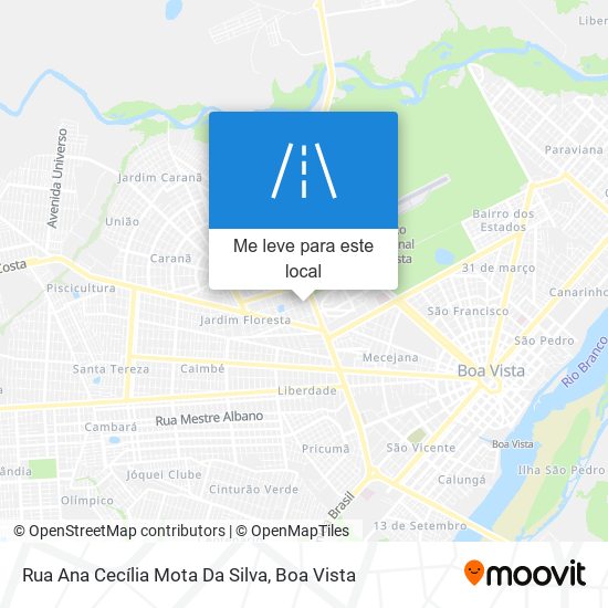 Rua Ana Cecília Mota Da Silva mapa