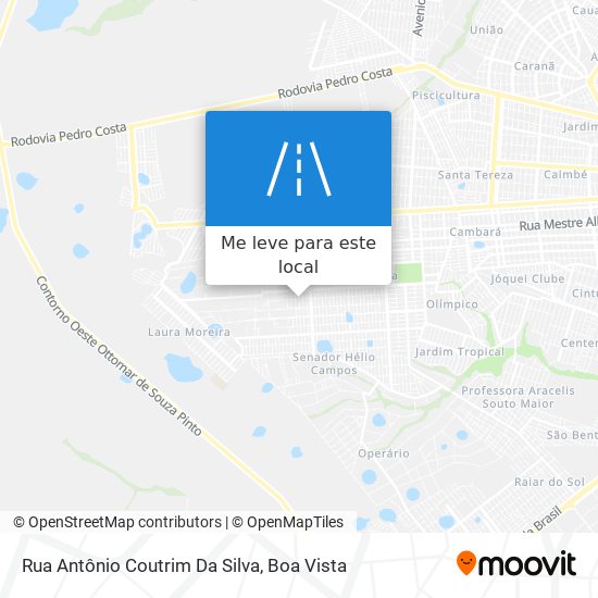 Rua Antônio Coutrim Da Silva mapa