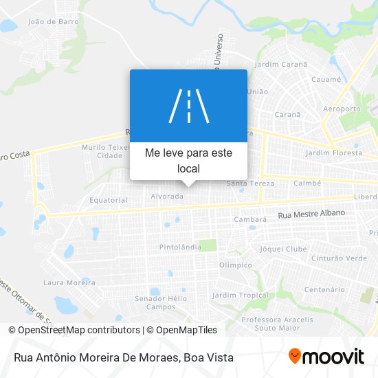 Rua Antônio Moreira De Moraes mapa