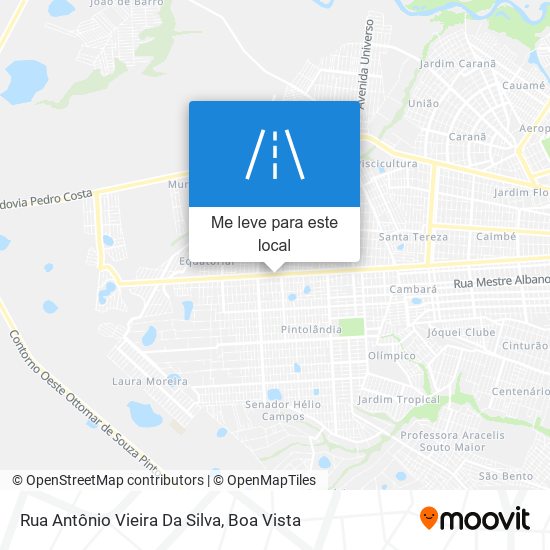 Rua Antônio Vieira Da Silva mapa