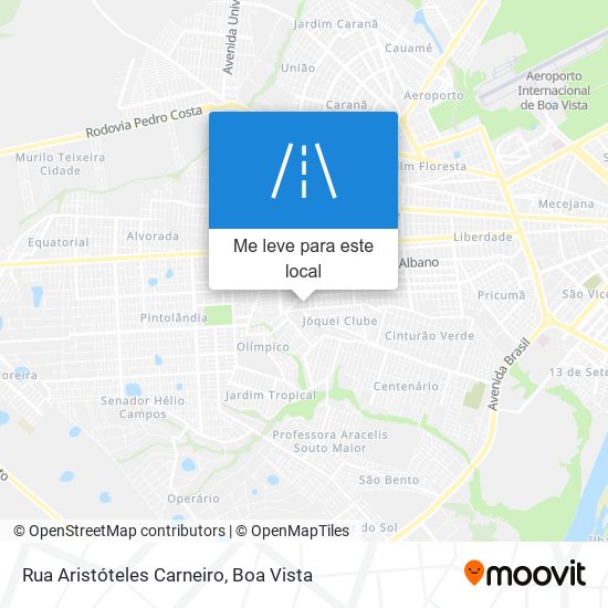 Rua Aristóteles Carneiro mapa