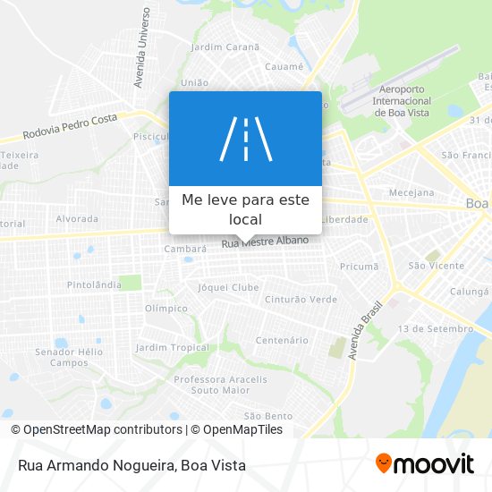 Rua Armando Nogueira mapa