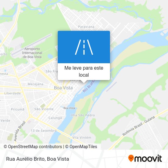 Rua Aurélio Brito mapa