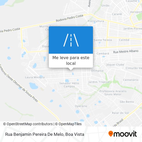 Rua Benjamin Pereira De Melo mapa