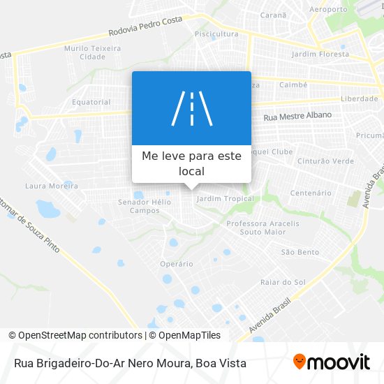 Rua Brigadeiro-Do-Ar Nero Moura mapa