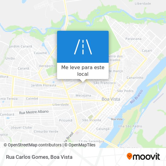 Rua Carlos Gomes mapa