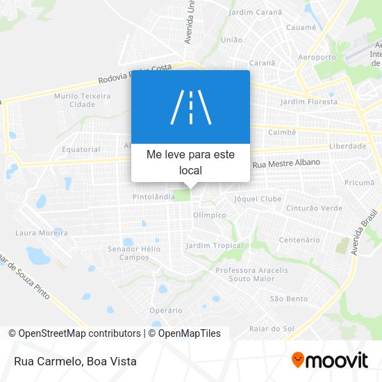 Rua Carmelo mapa
