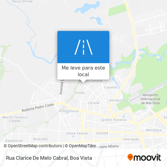 Rua Clarice De Melo Cabral mapa